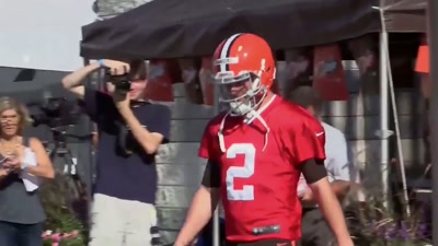 With the first pick in the 2014 NFL draft, - Untold: Johnny Football