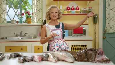 With the help of
my local fishmonger - At Home with Amy Sedaris