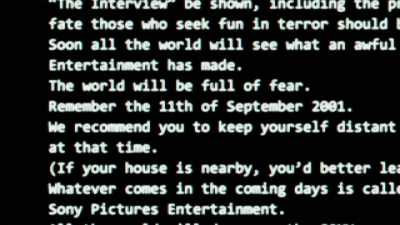 With The Interview set
for a Christmas release, - Cyberwar
