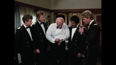 With the light in
here, I just can't-- - The Love Boat