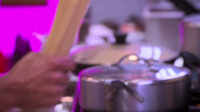 With the linguine pasta,
the big key is making sure - Secret Chef