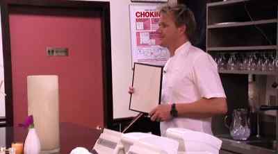 With the re-launch
only minutes away, - Kitchen Nightmares
