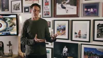 - With the sort of underground revolution - Pretending I'm a Superman: The Tony Hawk Video Game Story