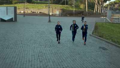 With the sun now up,
the team don't have long - Europe From Above