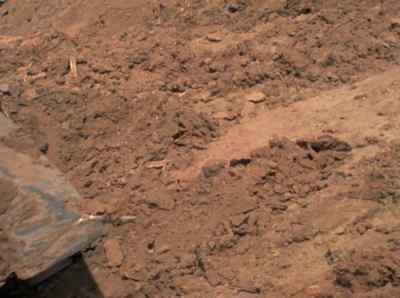 With the topsoil bulldozed away... - Burden of Dreams