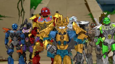 With their leader gone they are no real threat unless - Lego Bionicle: The Journey to One