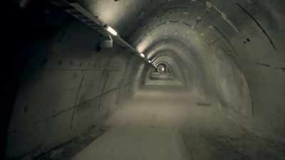 With these tunnels, - Secret Nazi Ruins