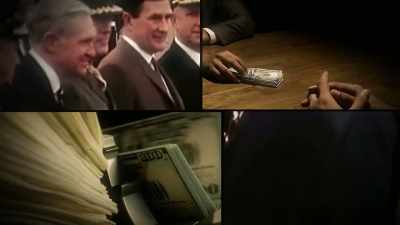 With ties to big labor,
a US president, - History's Greatest Heists with Pierce Brosnan