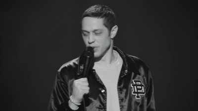 With Tobey Maguire
and sometimes Emile Hirsch, you know. - Pete Davidson: Turbo Fonzarelli