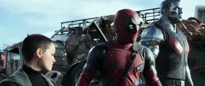 With two swordsand maximum effort. - Deadpool