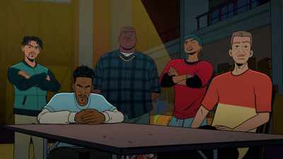 - With us? At least you got protection.
- [thugs agreeing] - Your Friendly Neighborhood Spider-Man