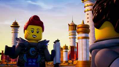 With that Vengestone medallion
we found in the archive - LEGO Ninjago: Dragons Rising