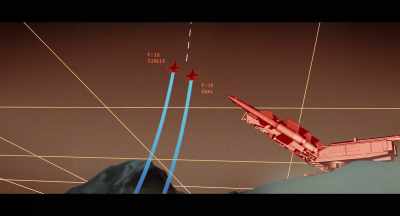 Within seconds,
you'’ll be fired upon
by enemy sams. - Top Gun: Maverick
