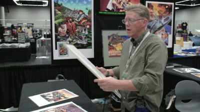 Within the art, the
art would be mounted - Video Game Box Art: The Stories Behind the Covers