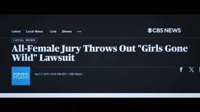 Without any financial
consequences for Joe, - Girls Gone Wild: The Untold Story