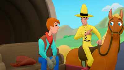 Without your cowboy skills, - Curious George: Go West, Go Wild