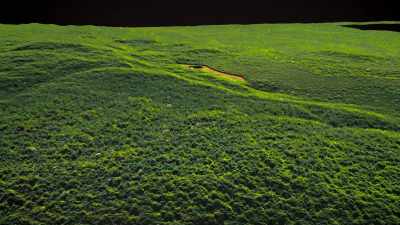 Without LiDAR, the area around Witzna
is nothing but jungle wilderness. - Lost Treasures of the Maya