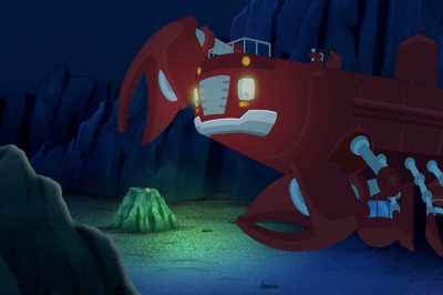 Without lights on, it's too deep
to see anything but blue down here. - The Magic School Bus Rides Again