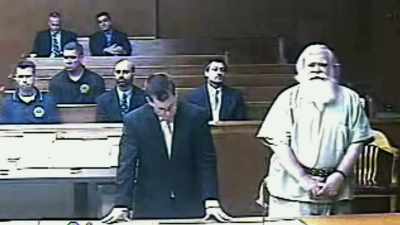 Witness the devil
in my courtroom. - The Torso Killer Confessions