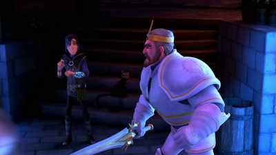 Wizard, remove this enchantment
or I'll remove your head! - Wizards: Tales of Arcadia