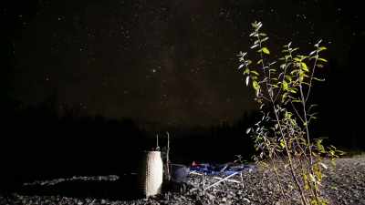 Woke up all night
from a cold rain. - Life Below Zero: Next Generation