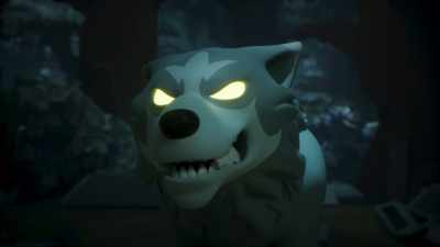 [wolf barks, panting] - LEGO Disney Princess: The Castle Quest