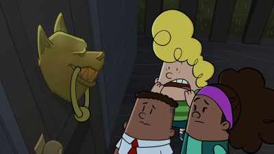 Wolf-howl door knocker! - The Spooky Tale of Captain Underpants Hack-a-ween