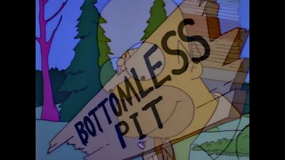 (wolf howls) - The Simpsons
