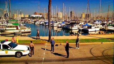 WOLFE:
Well, vic needed some elevation
to make contact with this wire. - CSI: Miami