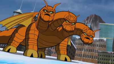 Wolverine,
cut a perimeter around Tricephalus! - The Super Hero Squad Show