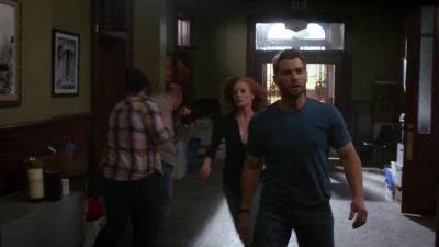 Woman 1: Help!
Man: The ceiling's caving in! - Under the Dome