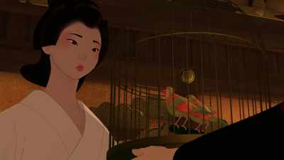[woman 1] Since you enjoyed
your dinner so much, - BLUE EYE SAMURAI