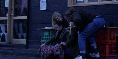(WOMAN CONTINUES SOBBING) - Romper Stomper