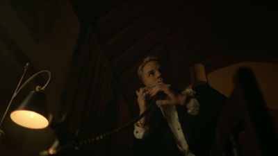 -[woman] Hello?
-I… I'm sorry. Just one… - Jupiter's Legacy