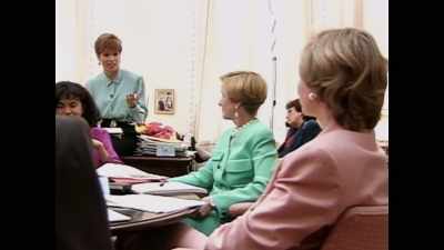 -[woman laughs]
-No, no-- - First Ladies