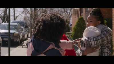 [woman, Mya laughs] - Holiday Rush