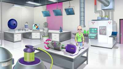 WOMAN:  Oh no! (SHOUTS) - DC Super Hero Girls: Intergalactic Games