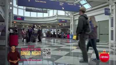  Woman on p.A.:
 Final call for flight 2847, - Blending Christmas