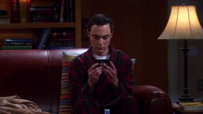 WOMAN (on TV):
It's quiet out there. - The Big Bang Theory