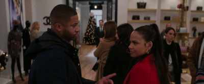 [woman] Or literally anyone
that actually gives a-- - Meet Me Next Christmas