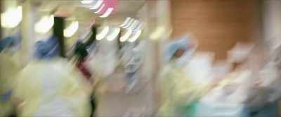 WOMAN (over PA): Room 611A.
Code blue. - The First Wave