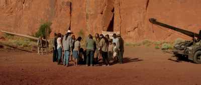 [woman singing in Navajo] - Valley of the Gods