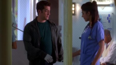 (woman speaking indistinctly
over P.A.) - CSI: Miami