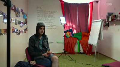 (woman speaking) - Welcome to Chechnya
