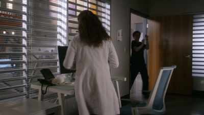 [ Woman speaks indistinctly
over P.A. ] - The Good Doctor