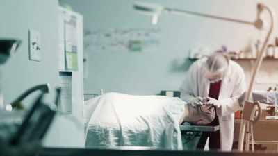 WOMAN: There are
seven deep lacerations - An American Murder Mystery: The Staircase