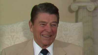 [woman]
Well, don't you think it's-- - The Reagans