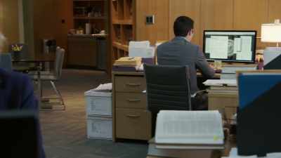 Woman: What time
does he need the report? - Good Trouble