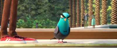- WOMAN: You just pushed me.
- (LAUGHS) - Spies in Disguise