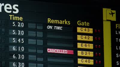 WOMAN: Your attention, please. - The Terminal